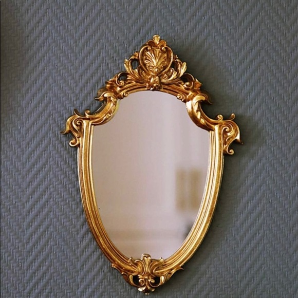 Vintage Wall Mirror (Gold-Large) - Picture 3 of 5